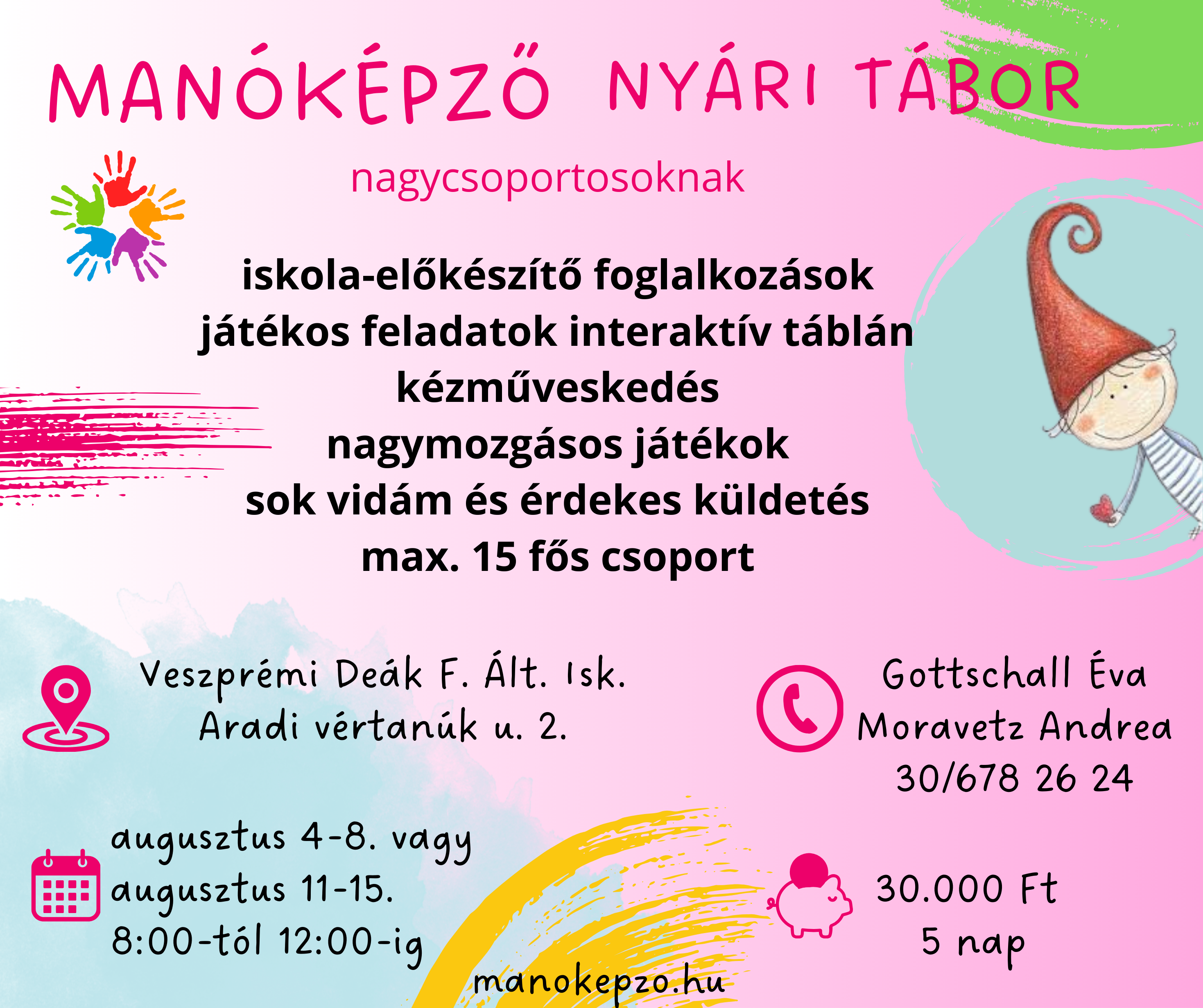 Manóképző nyári tábor